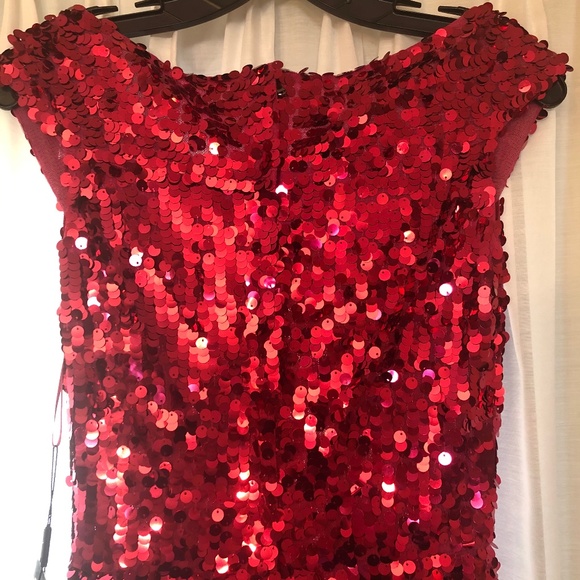 Dolce & Gabbana Fuchsia Sequin Off the Shoulder Dress NWOT MSRP $3495 IT38/US2 - Picture 8 of 12